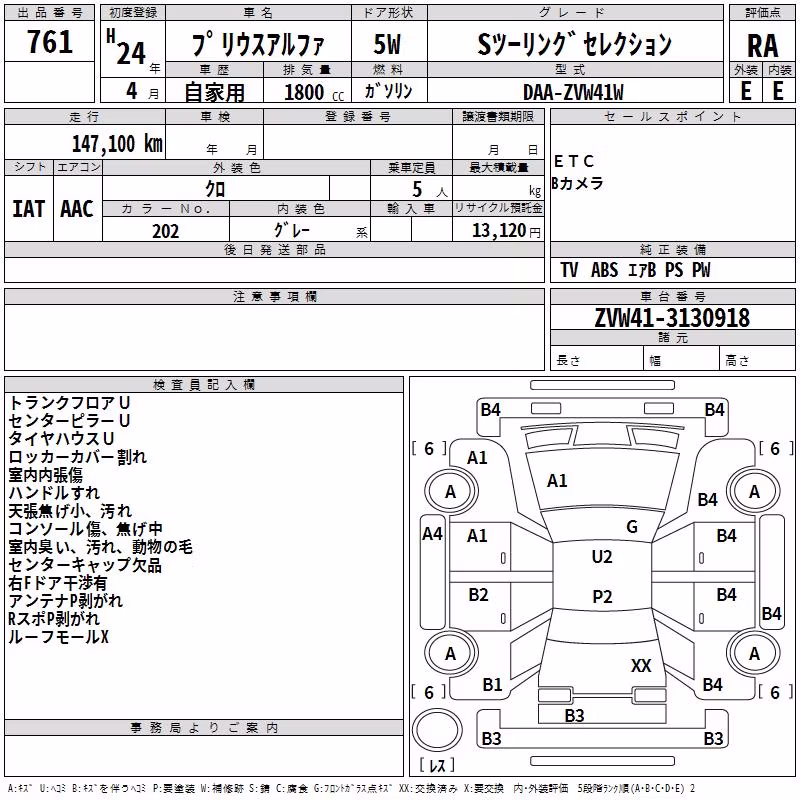 TOYOTA PRIUS ALPHA