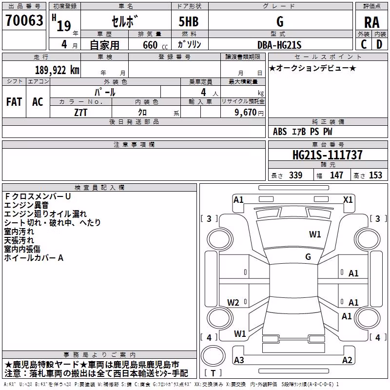 SUZUKI CERVO