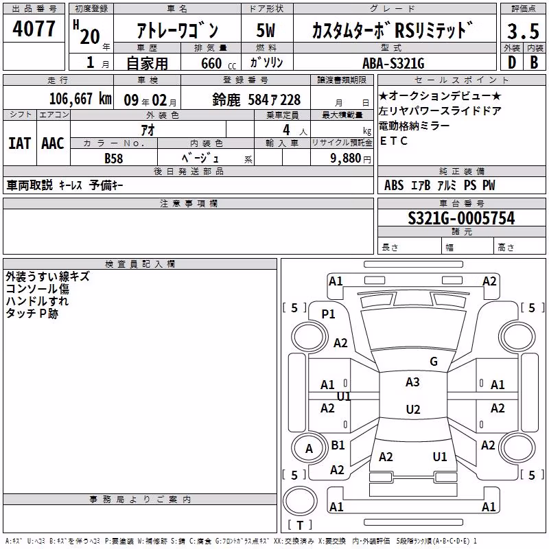 DAIHATSU ATRAI