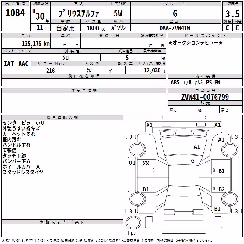 TOYOTA PRIUS ALPHA