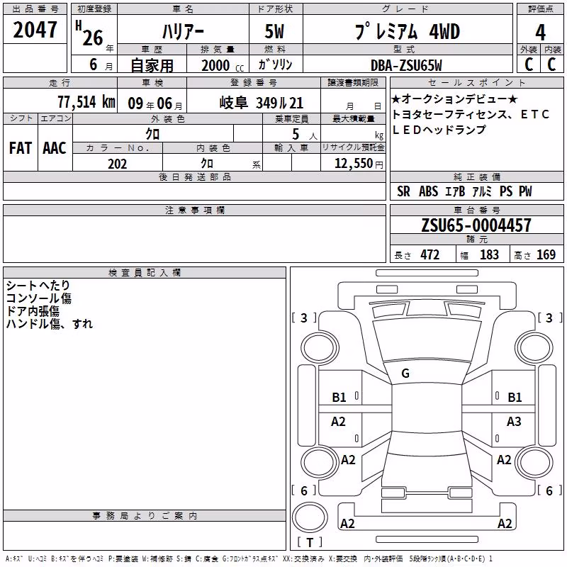 TOYOTA HARRIER