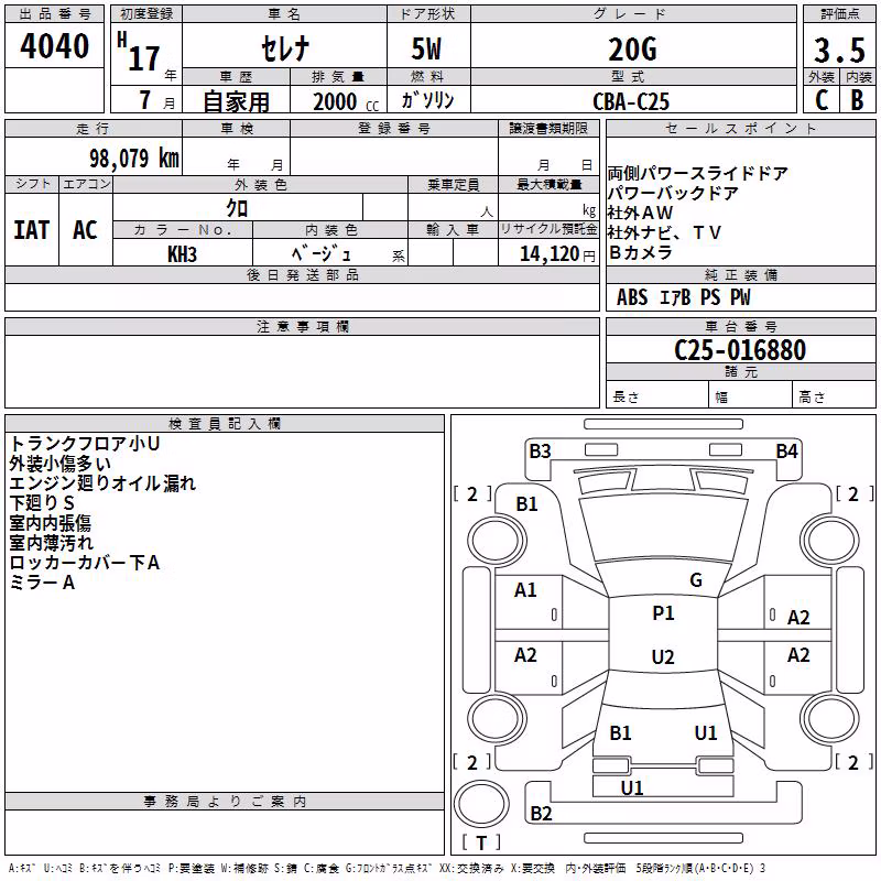 NISSAN SERENA
