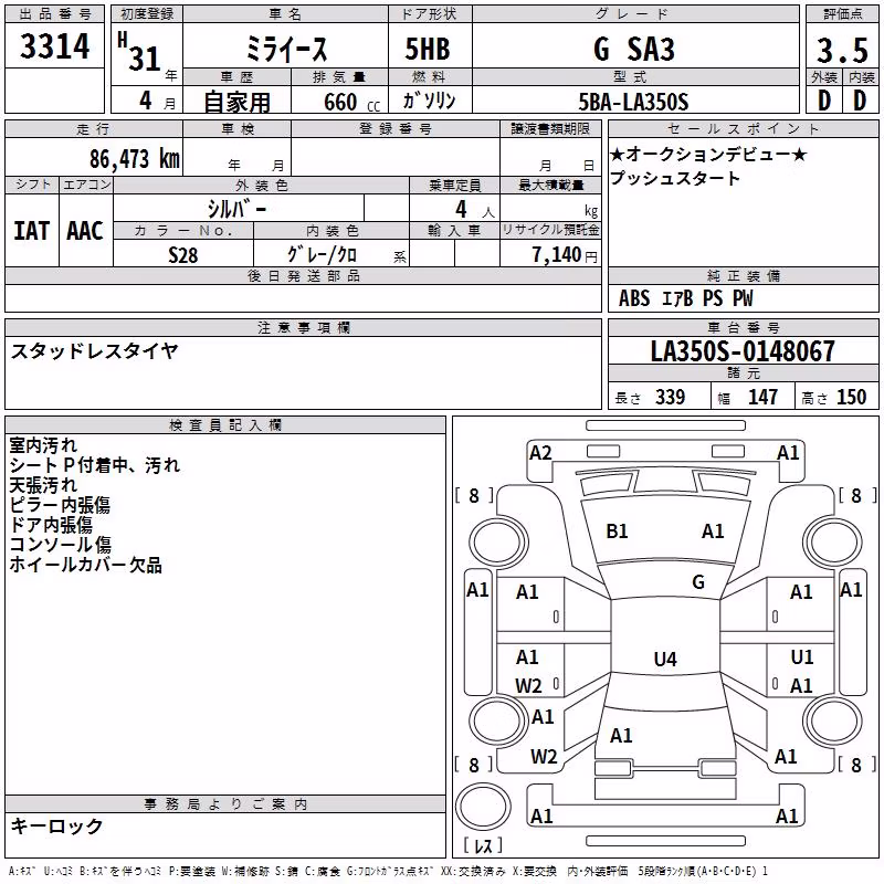DAIHATSU MIRA E:S