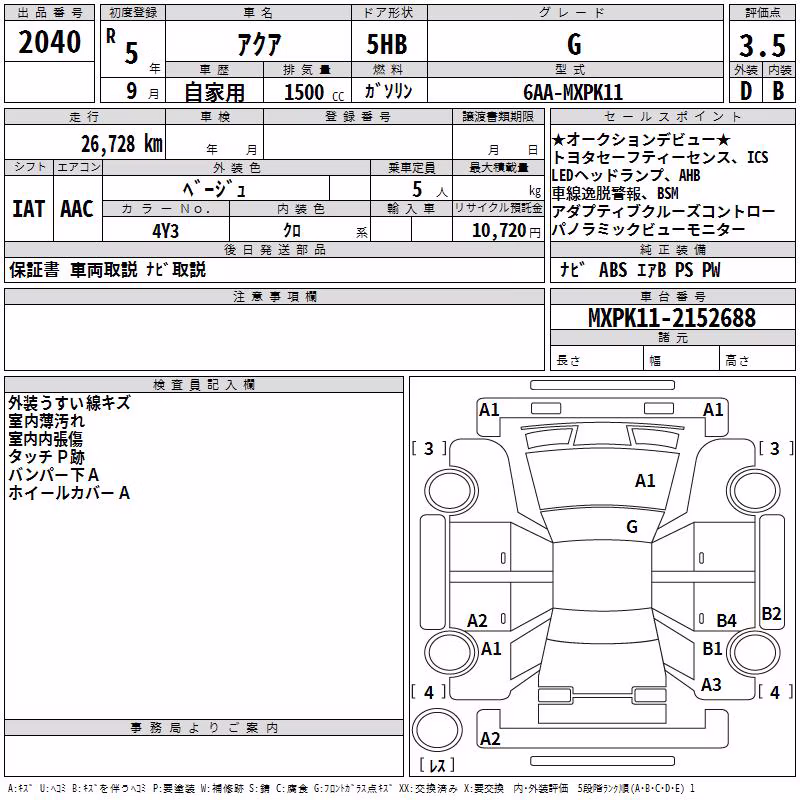 TOYOTA AQUA