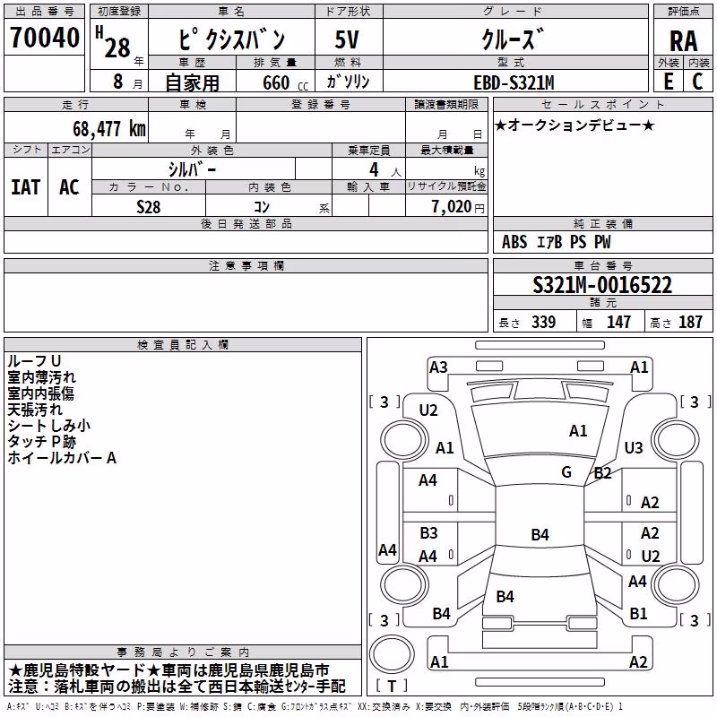 TOYOTA PIXIS VAN