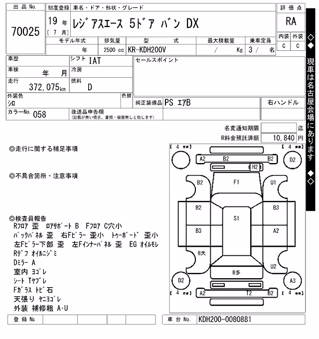 TOYOTA REGIUS ACE
