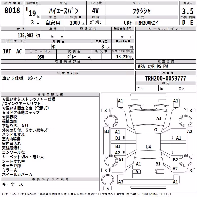 TOYOTA REGIUS ACE