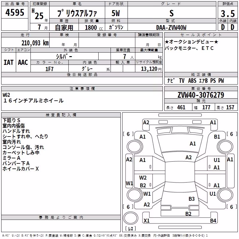 TOYOTA PRIUS ALPHA
