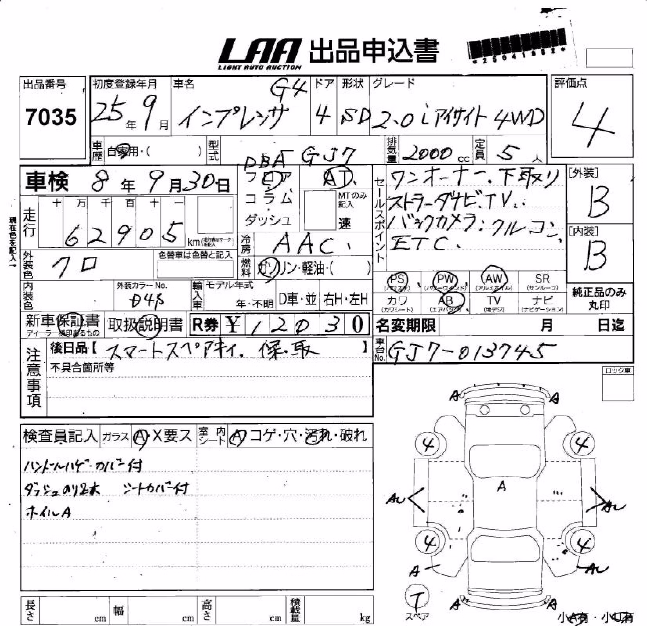 SUBARU IMPREZA