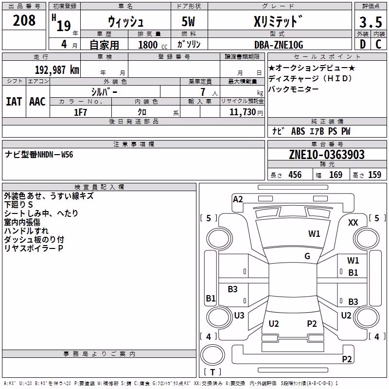 TOYOTA WISH