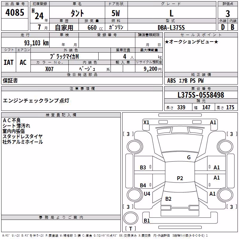 DAIHATSU TANTO
