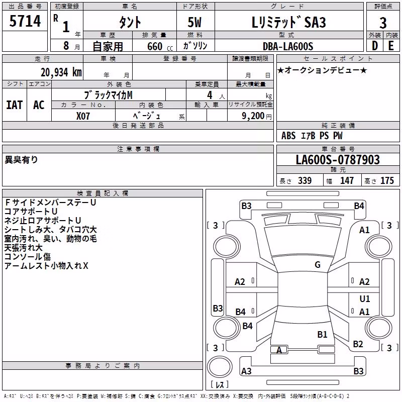 DAIHATSU TANTO