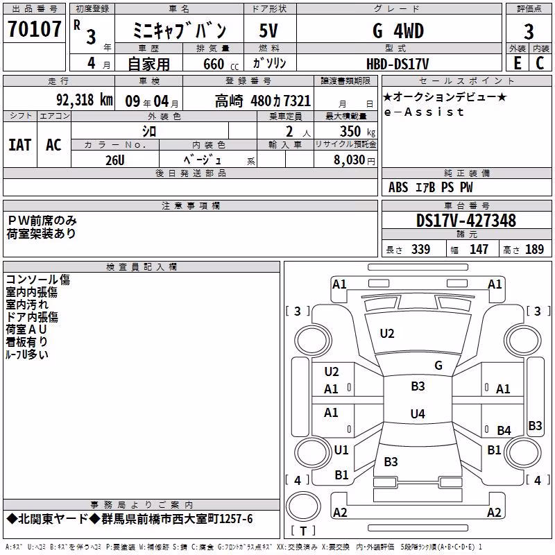 MITSUBISHI MINICAB