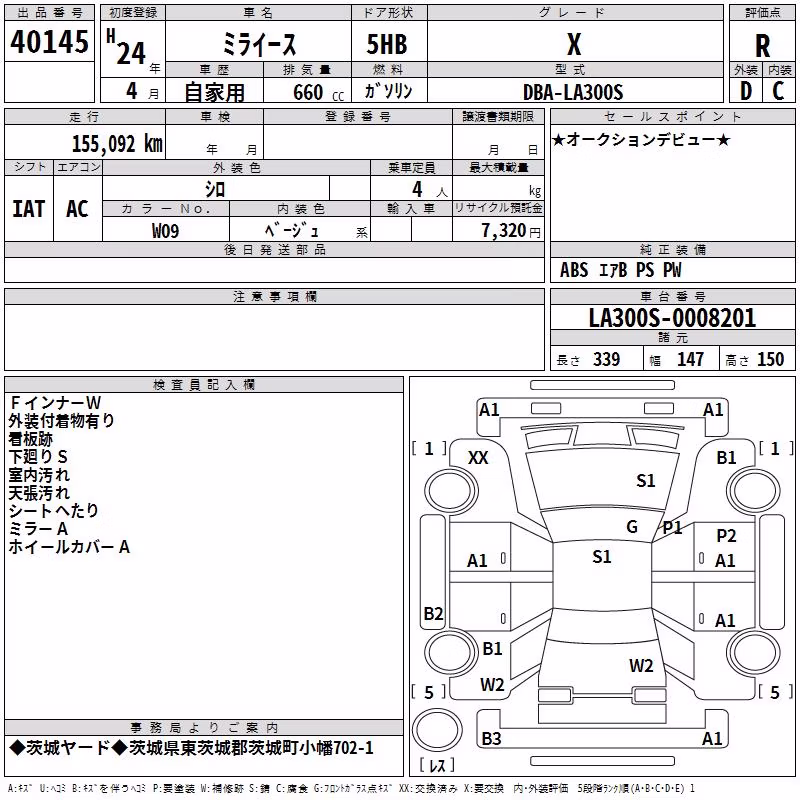 DAIHATSU MIRA E:S