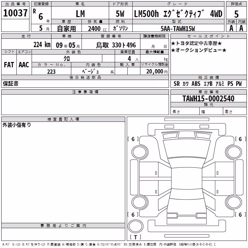 LEXUS LM500H