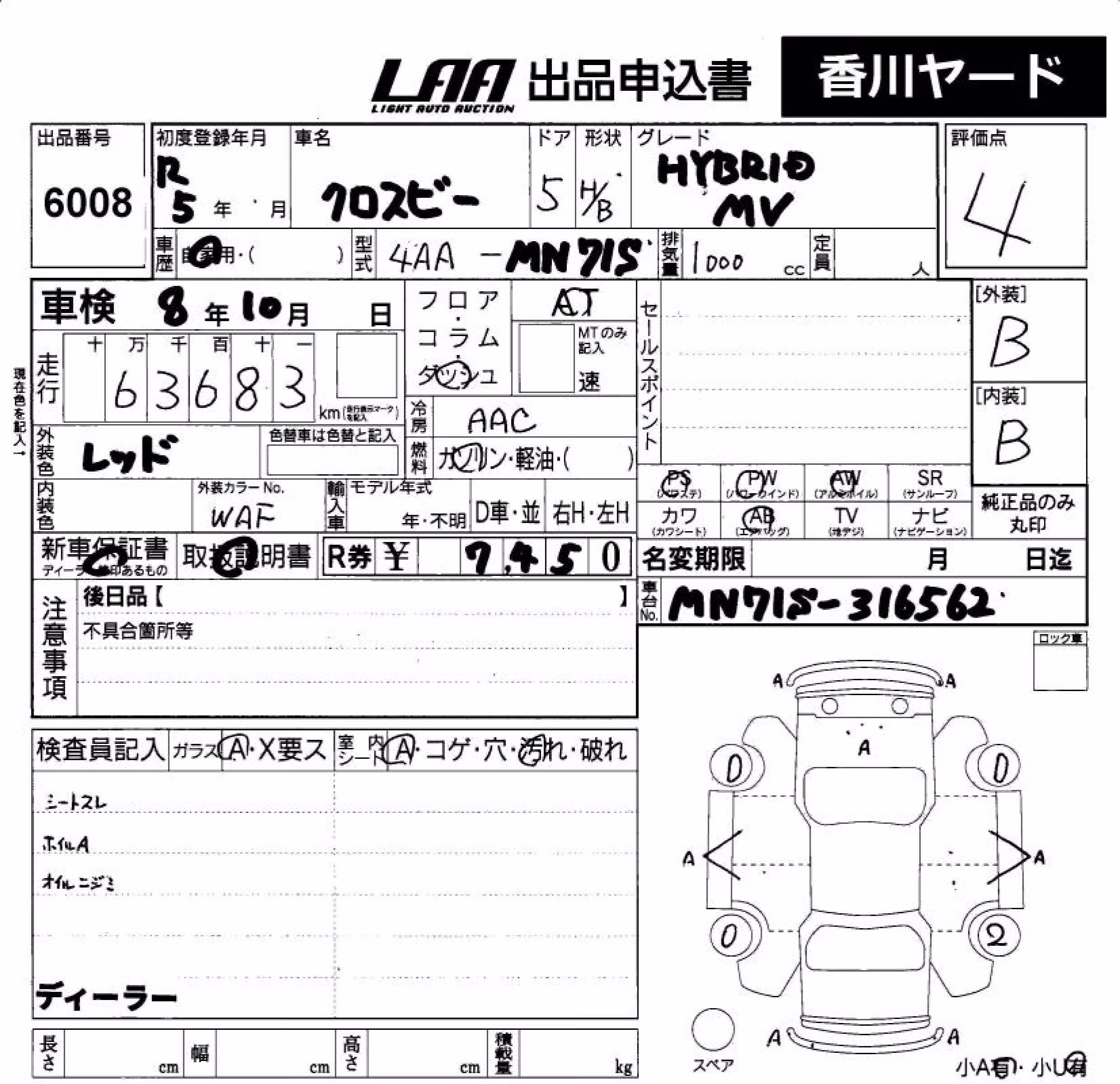 SUZUKI XBEE