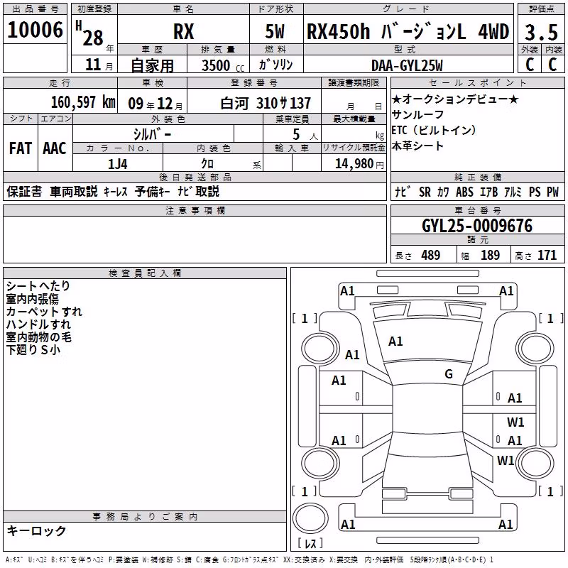 LEXUS RX450H