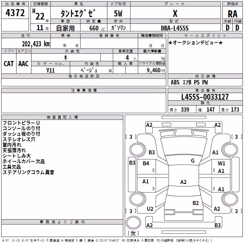 DAIHATSU TANTO EXE