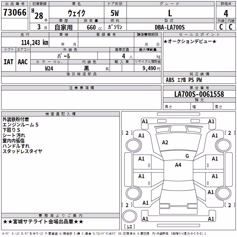 DAIHATSU WAKE