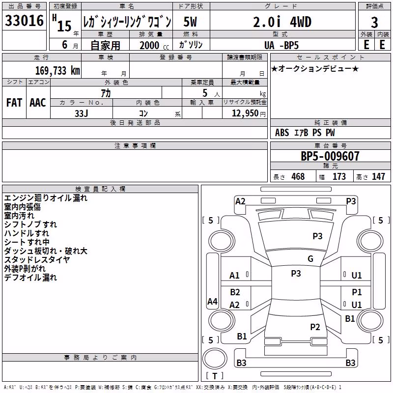 SUBARU LEGACY
