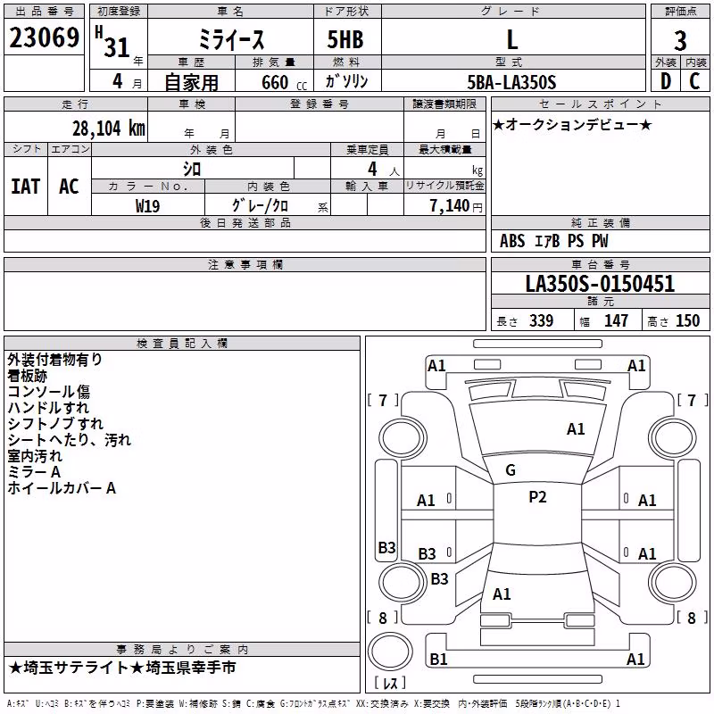 DAIHATSU MIRA E:S