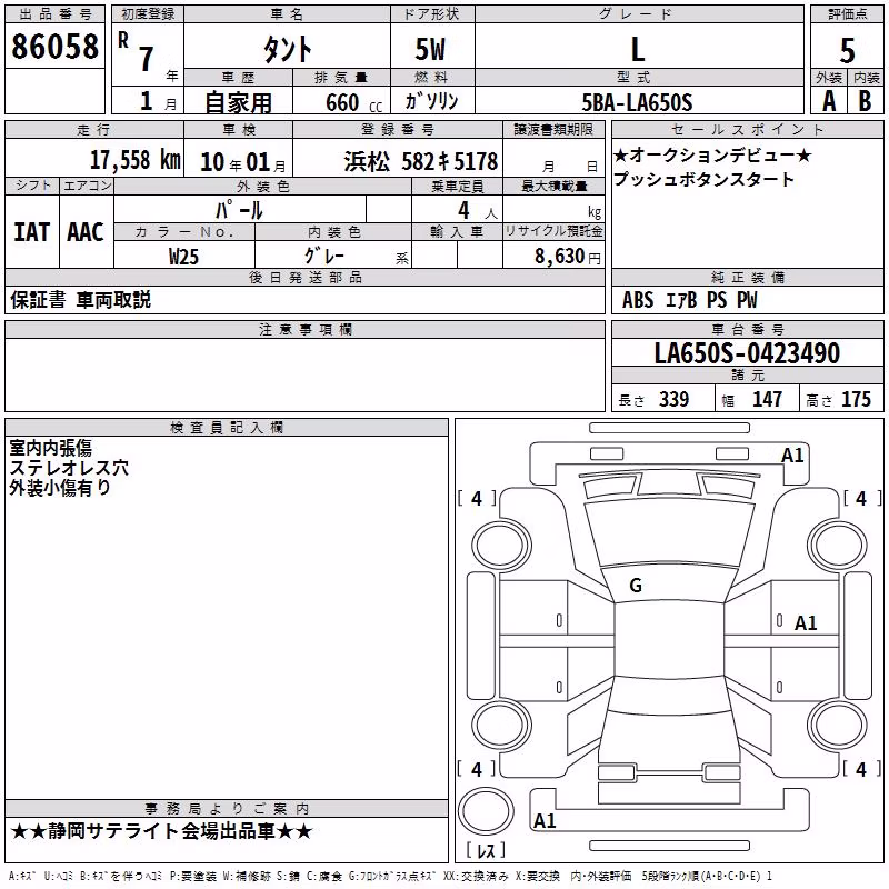 DAIHATSU TANTO