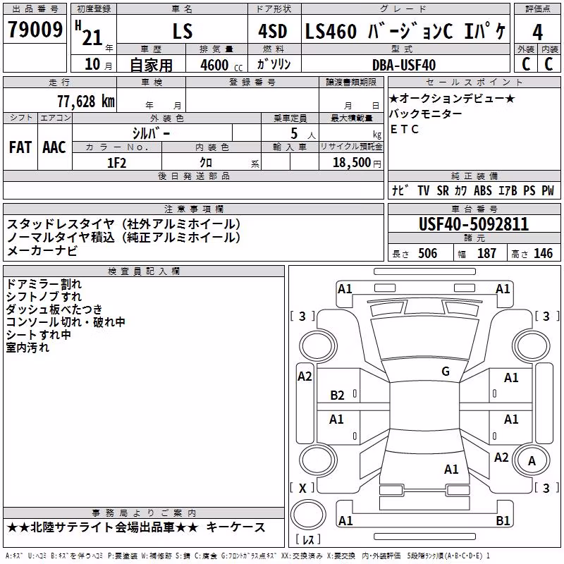 LEXUS LS460