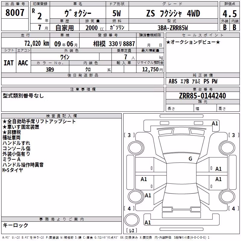 TOYOTA VOXY