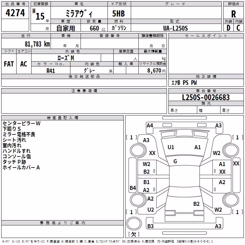 DAIHATSU MIRA AVY