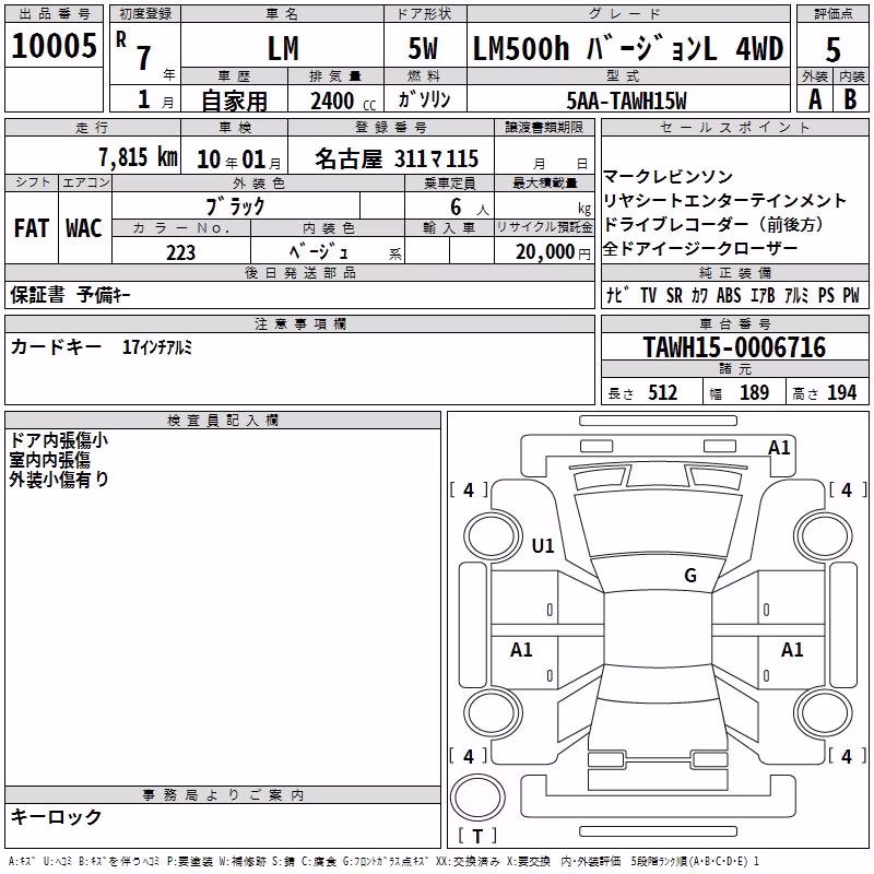 LEXUS LM500H