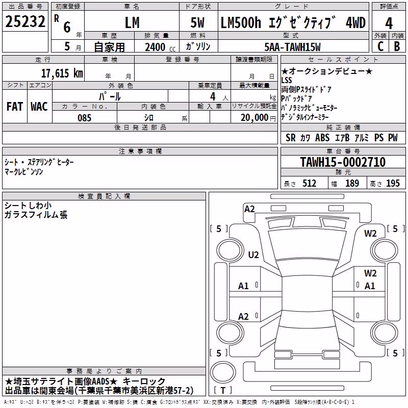 LEXUS LM500H