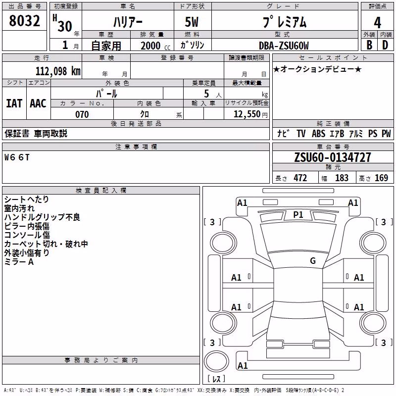 TOYOTA HARRIER