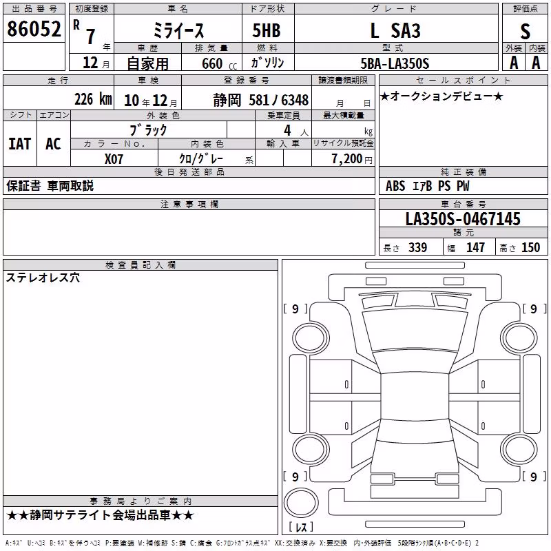 DAIHATSU MIRA E:S