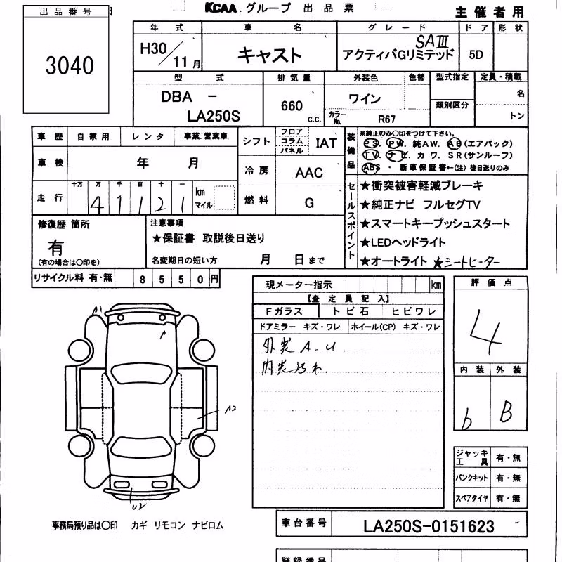 DAIHATSU CAST