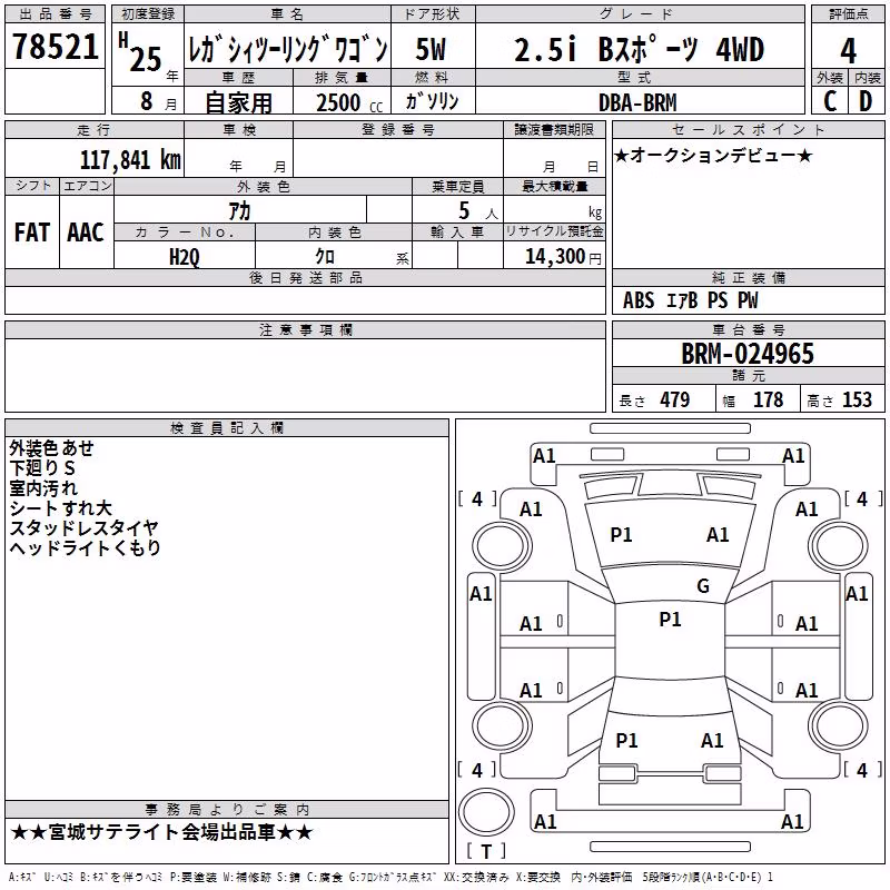 SUBARU LEGACY