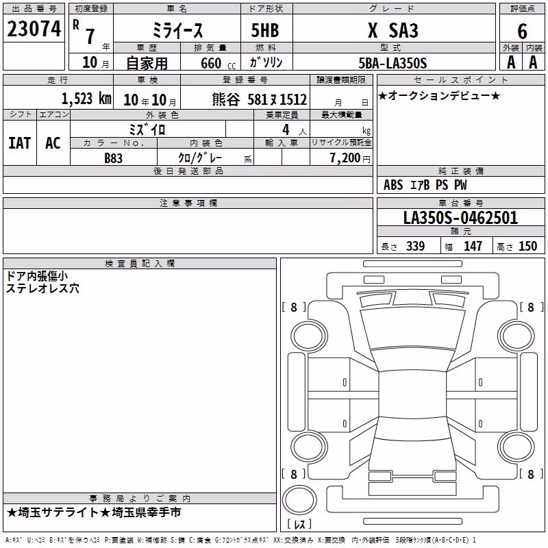 DAIHATSU MIRA E:S