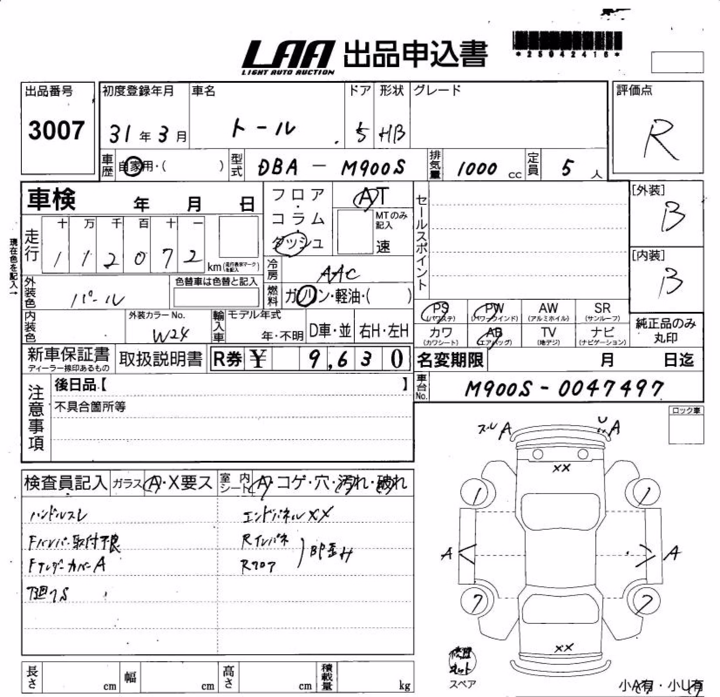 DAIHATSU THOR