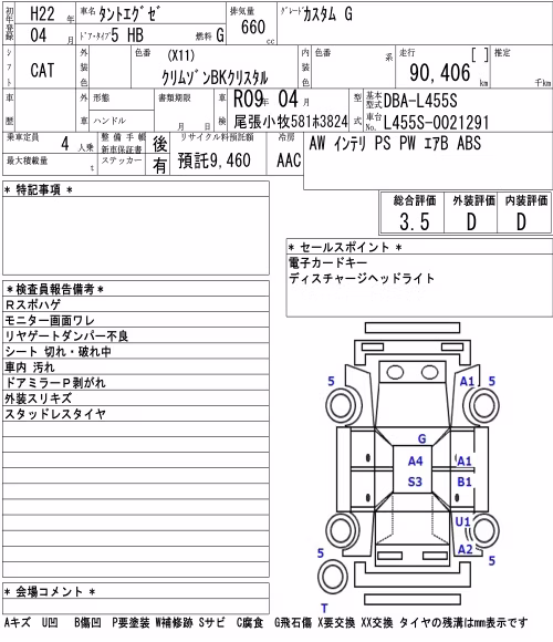 DAIHATSU TANTO EXE