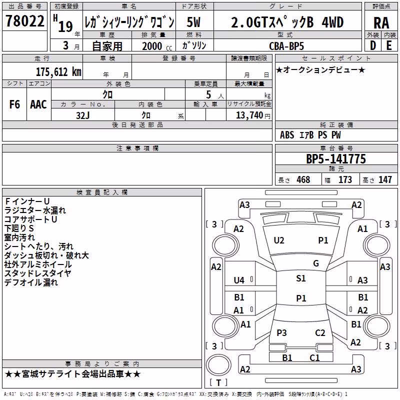 SUBARU LEGACY