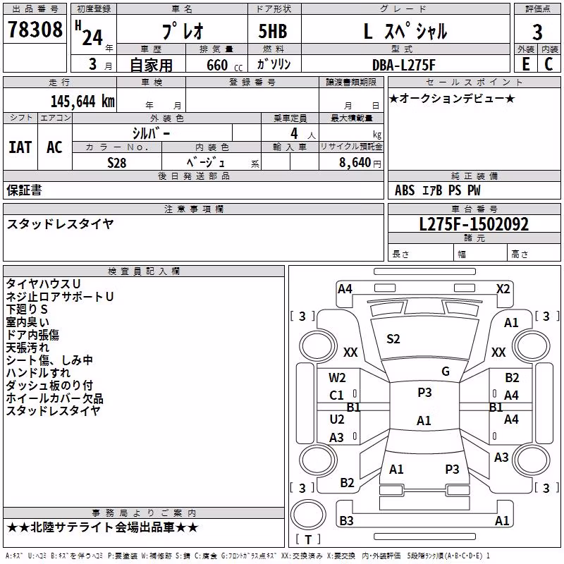 SUBARU PLEO