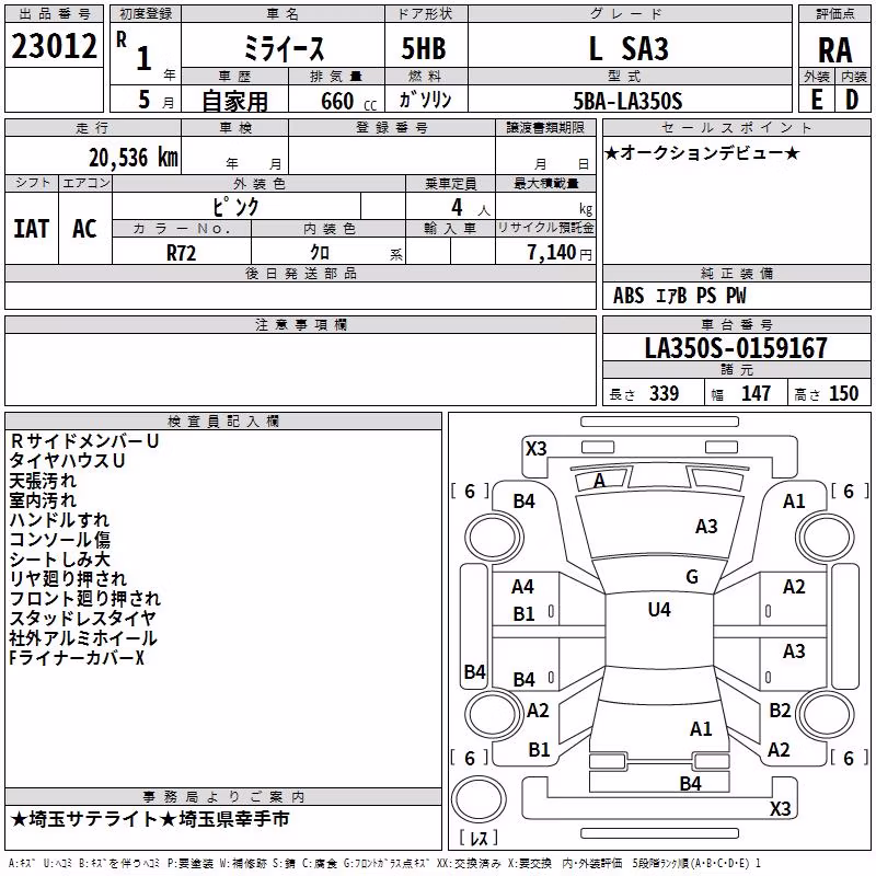 DAIHATSU MIRA E:S