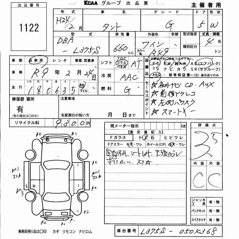 DAIHATSU TANTO
