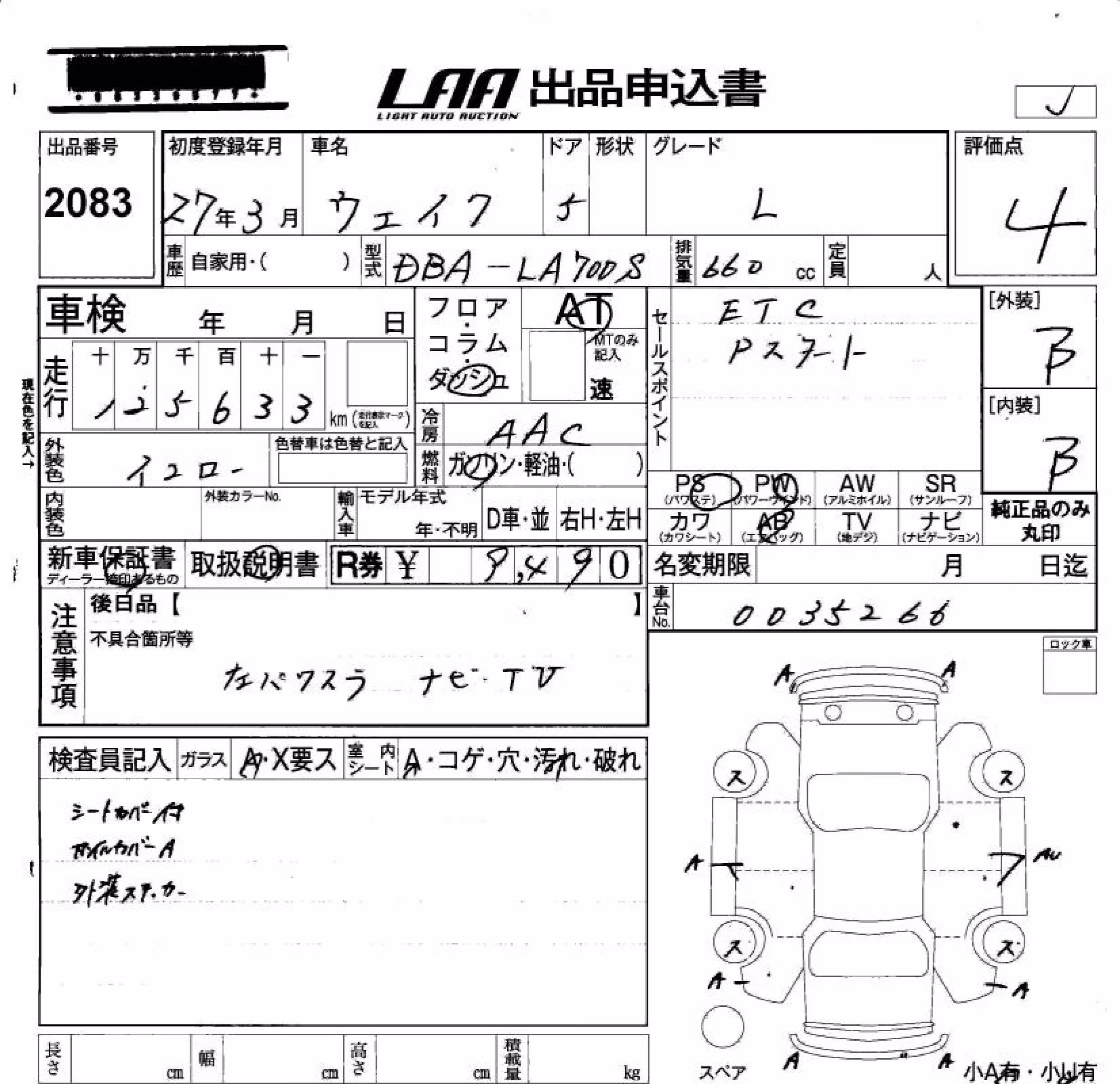 DAIHATSU WAKE