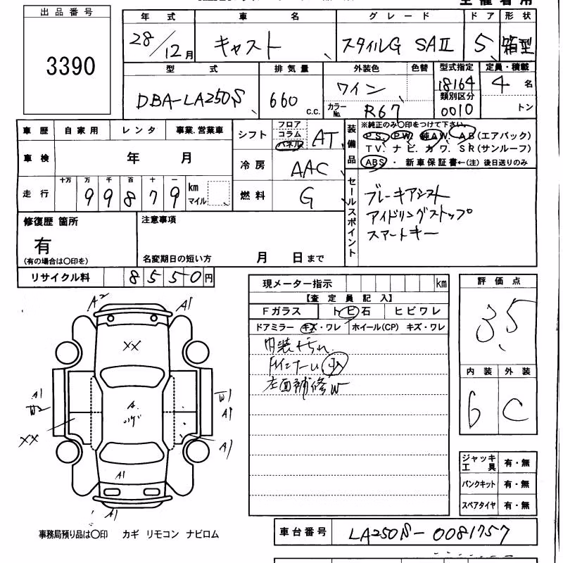 DAIHATSU CAST