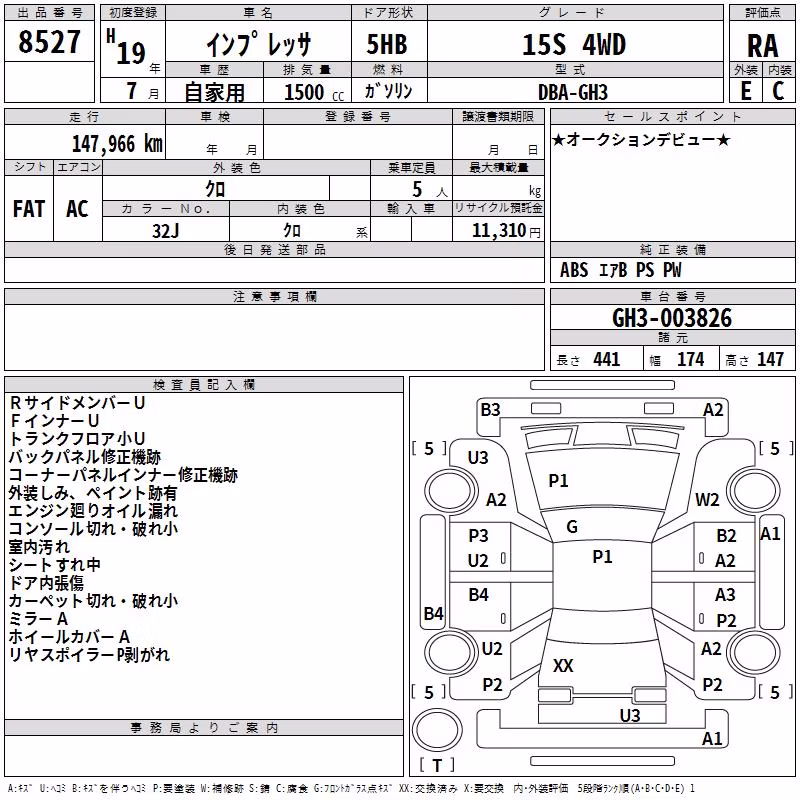SUBARU IMPREZA