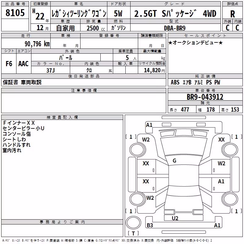 SUBARU LEGACY