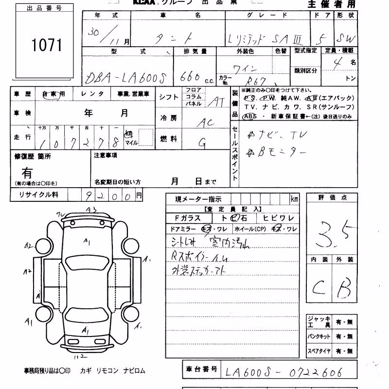 DAIHATSU TANTO