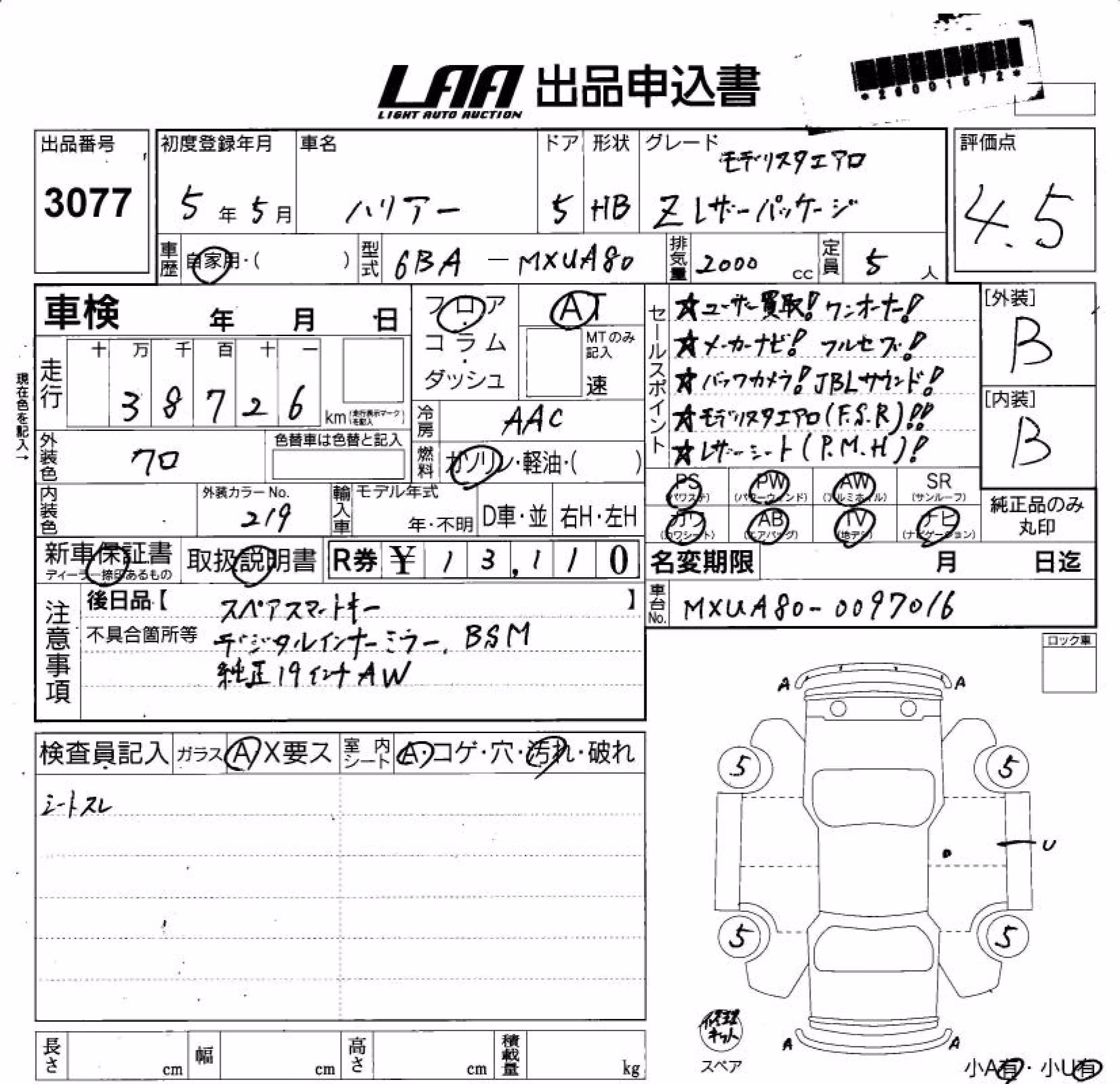 TOYOTA HARRIER