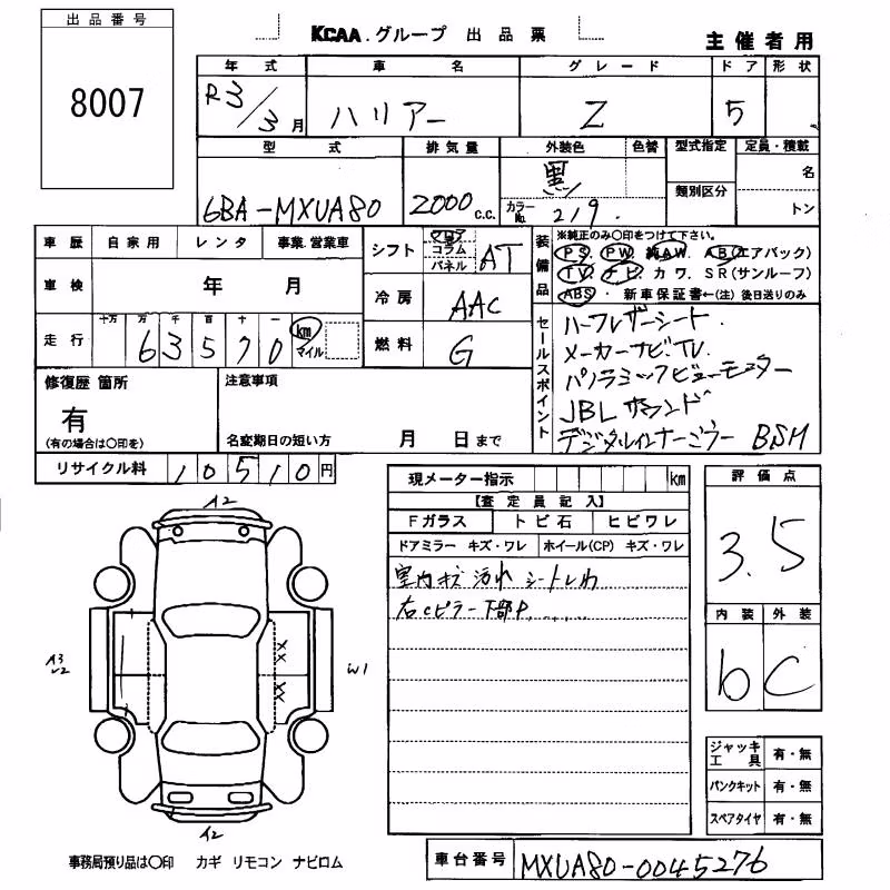 TOYOTA HARRIER