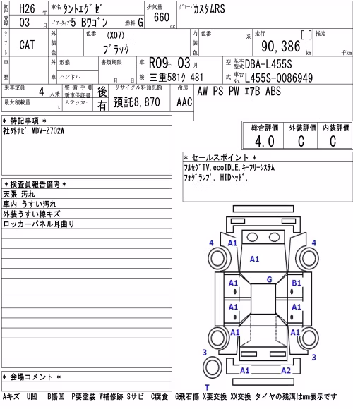 DAIHATSU TANTO EXE